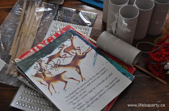 DIY Christmas Cracker materials