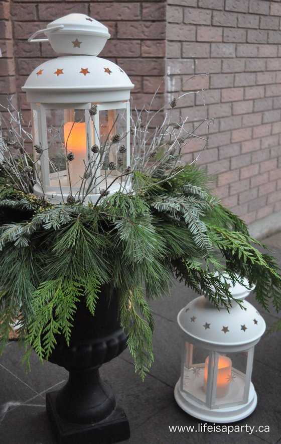 front porch decorating ideas for Christmas