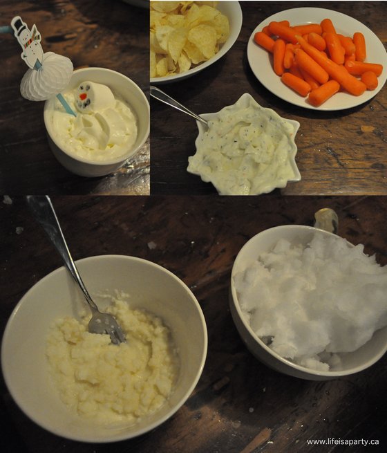 snowman themed party food ideas