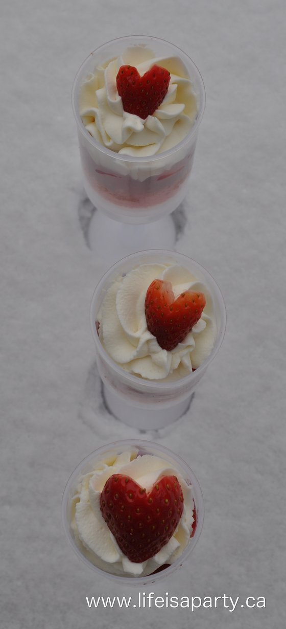 Strawberry Shortcake Push Pops