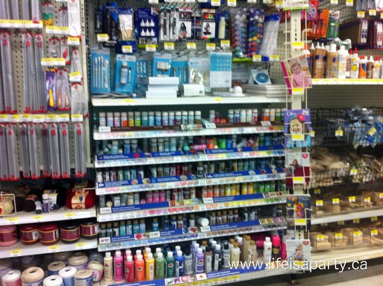 paint aisle at Walmart