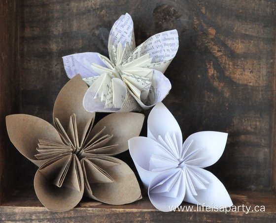 easy paper flower decorations