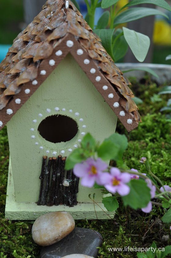 diy fairy house for a fairy garden
