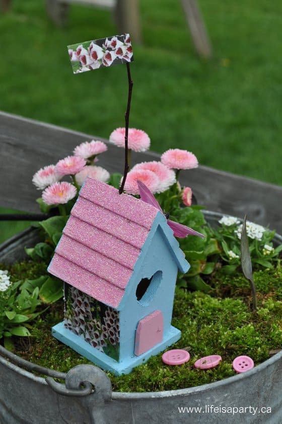 diy fairy house for a fairy garden