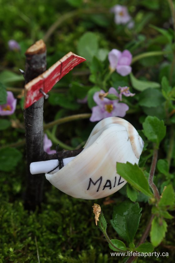 fairy garden diy mail box