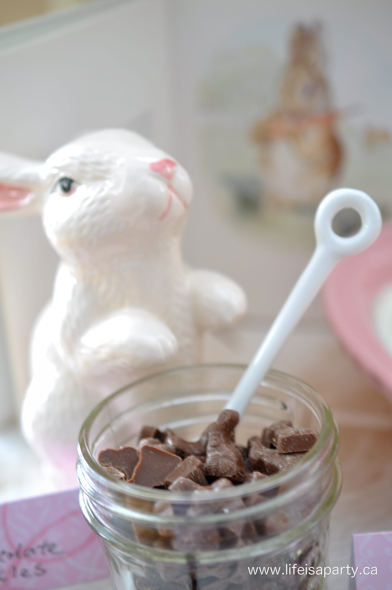 mini chocolate bunny sprinkles