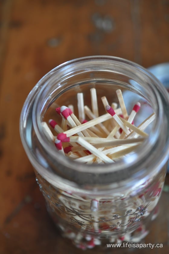 how to make a match jar