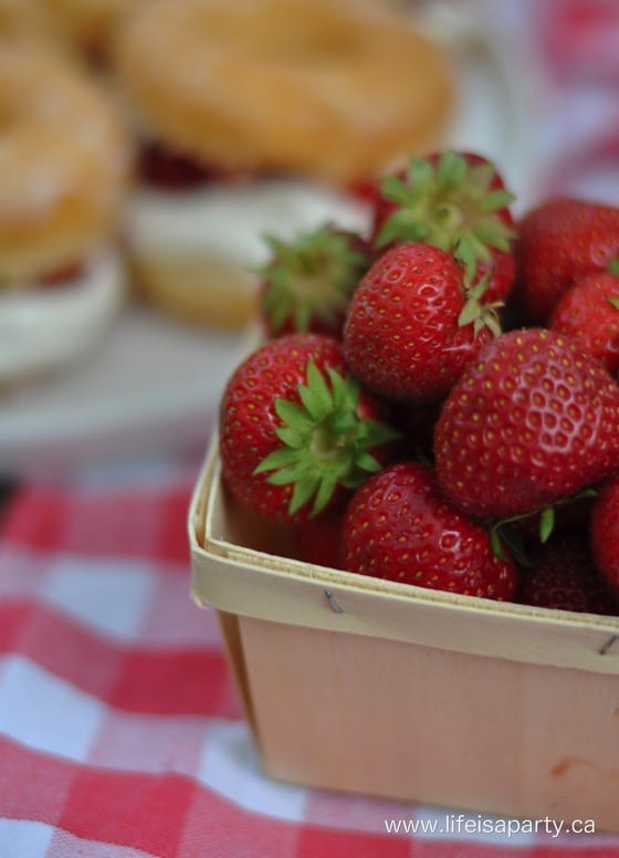fresh strawberries