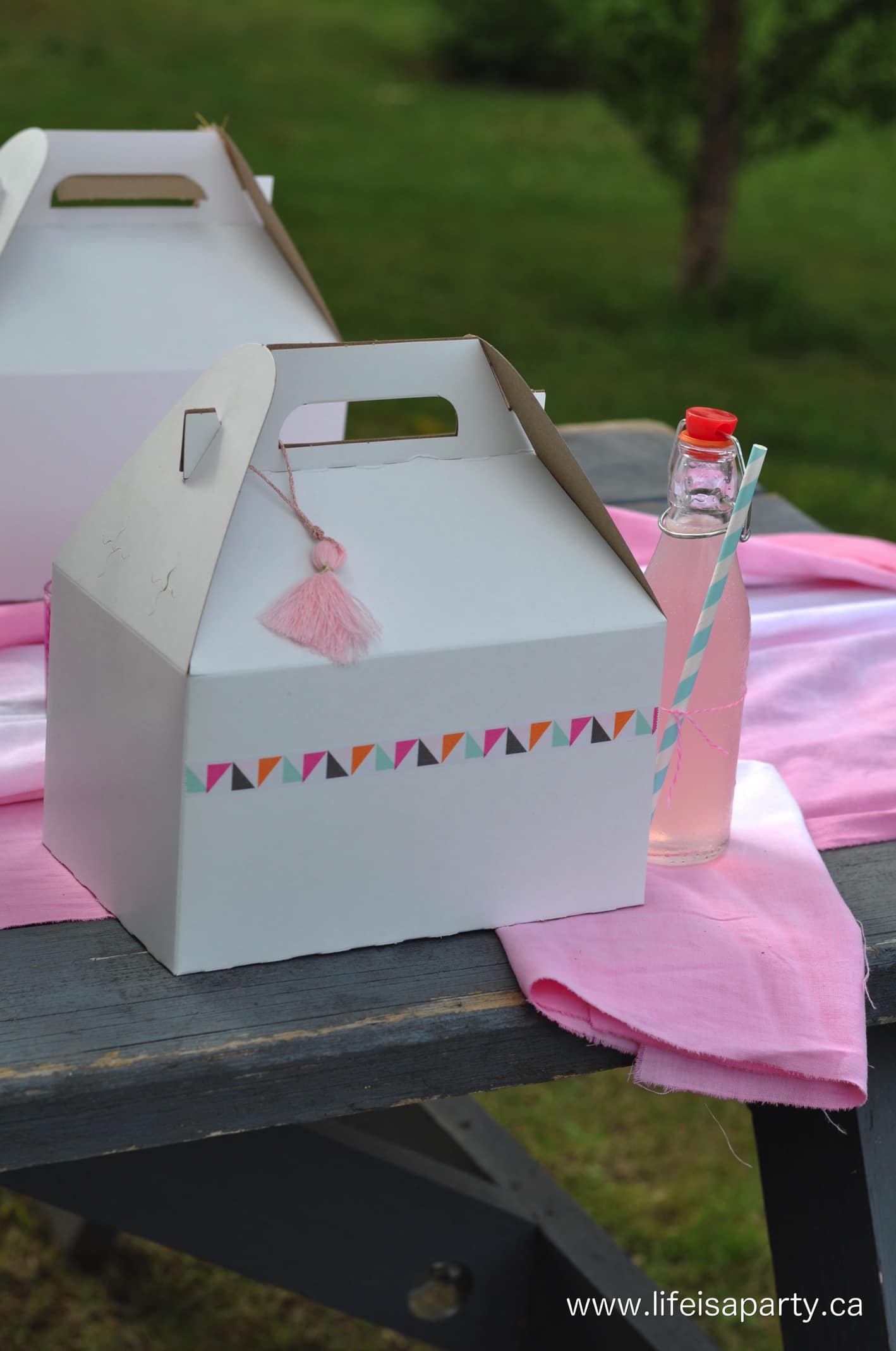 Individual picnic boxes