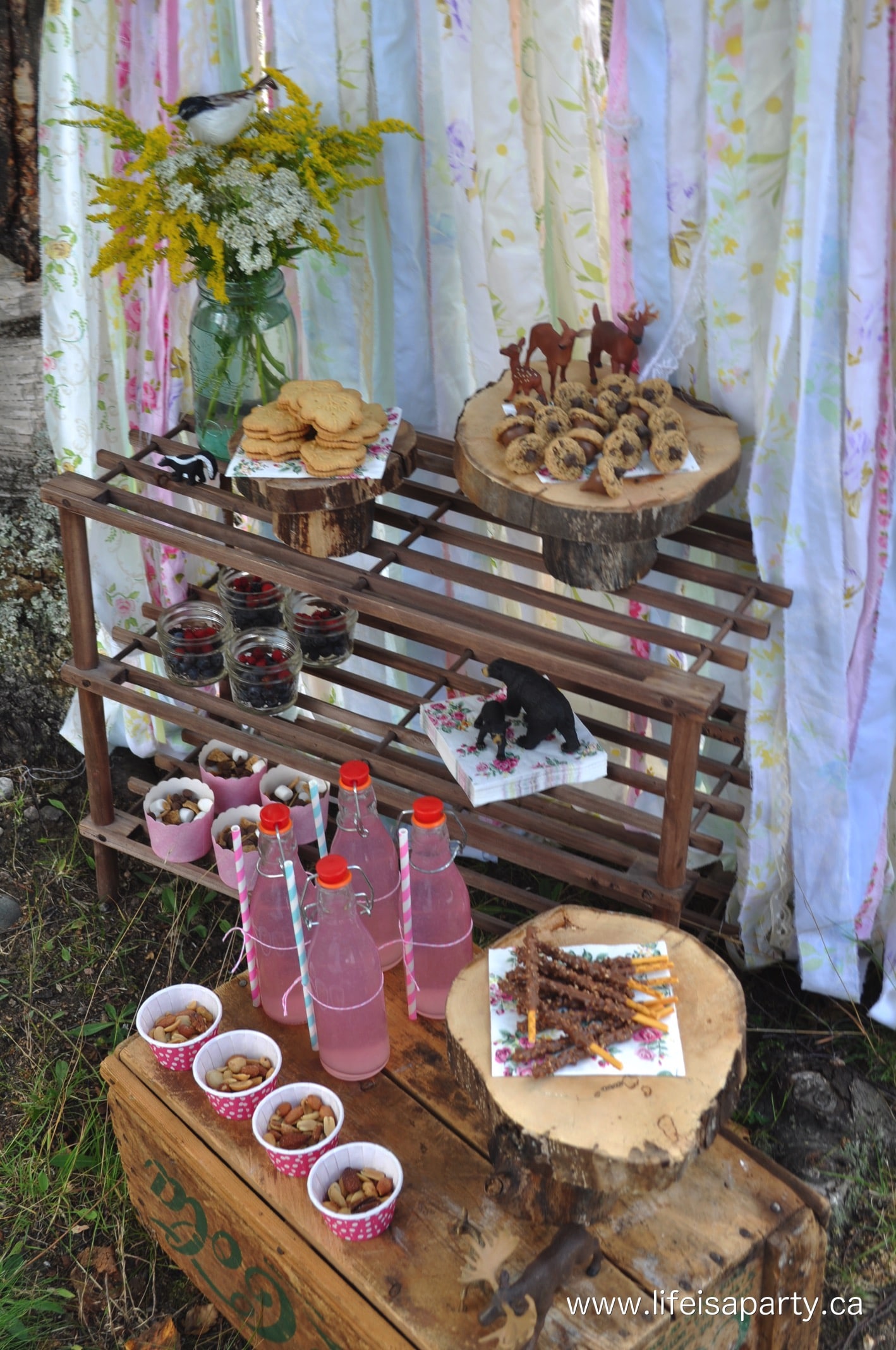 what to serve at a woodland forest party
