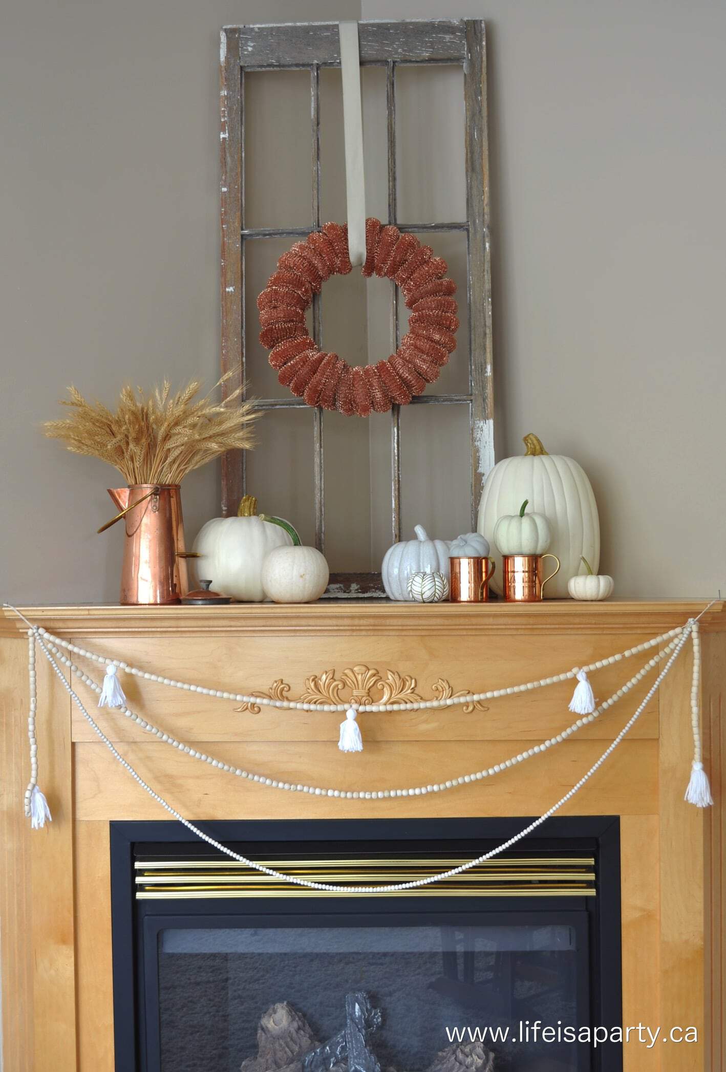 DIY fall wreath