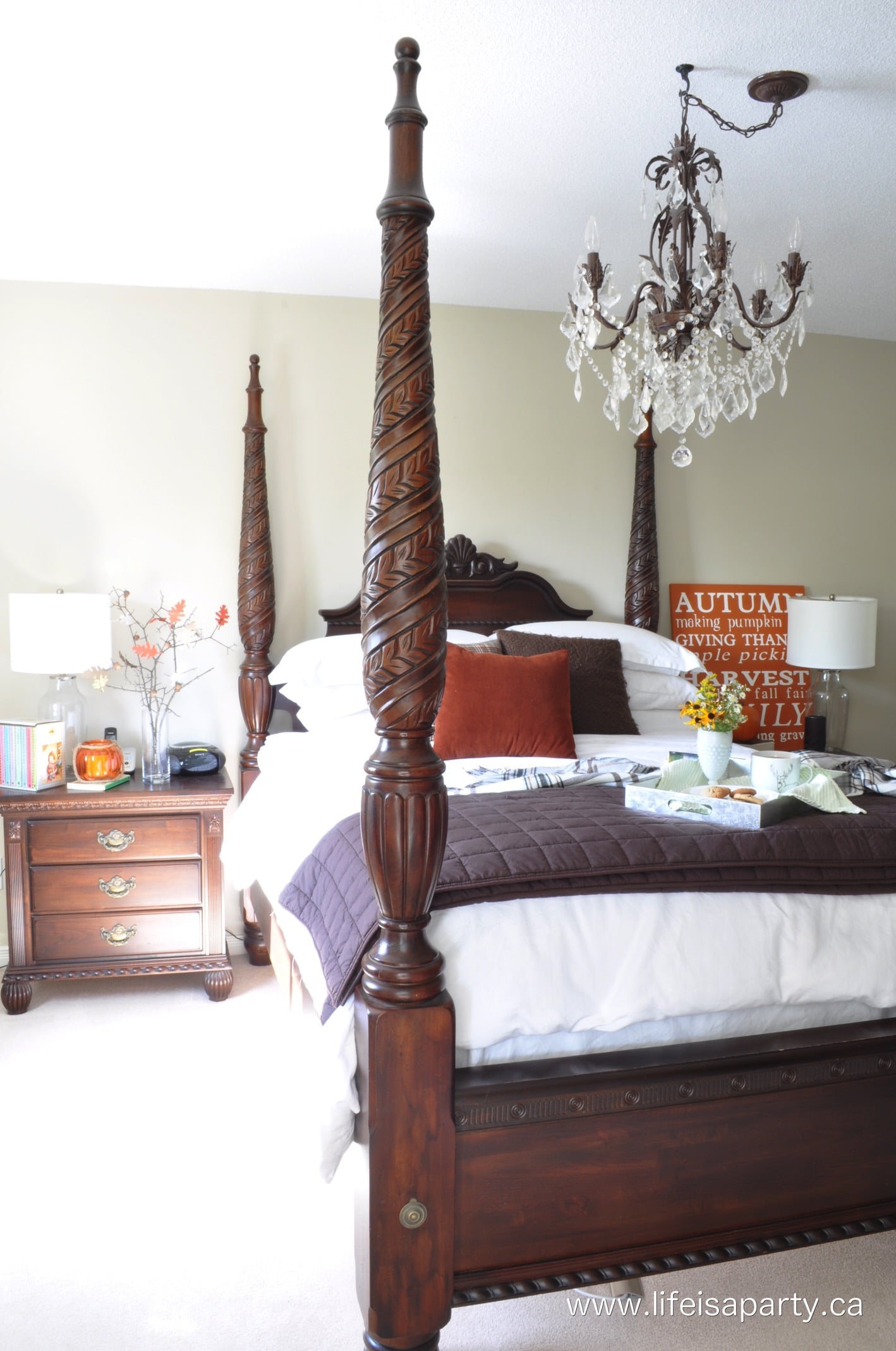 how to decorate your bedroom for fall