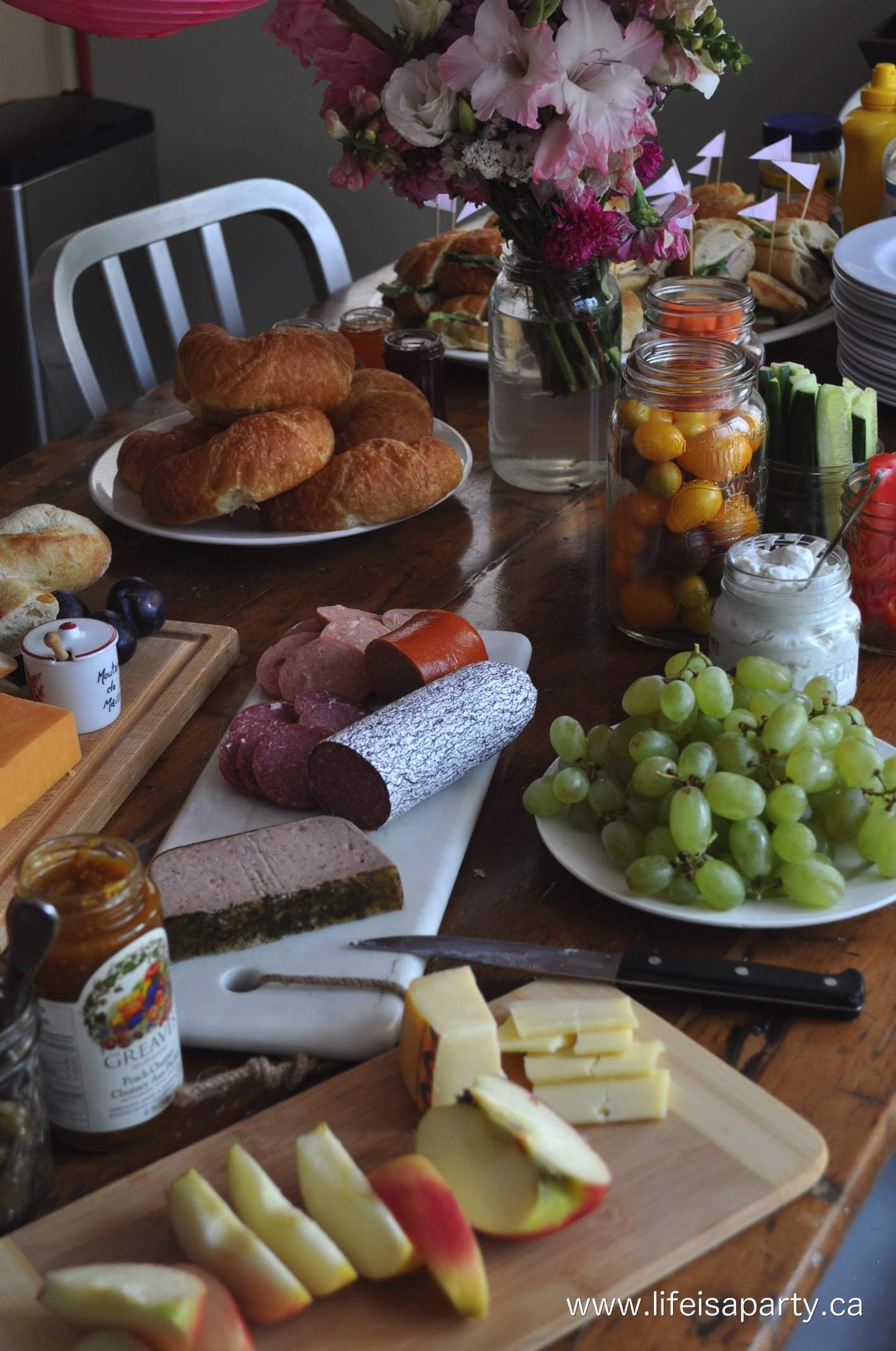Paris Birthday Party Part Two The Food Life Is A Party