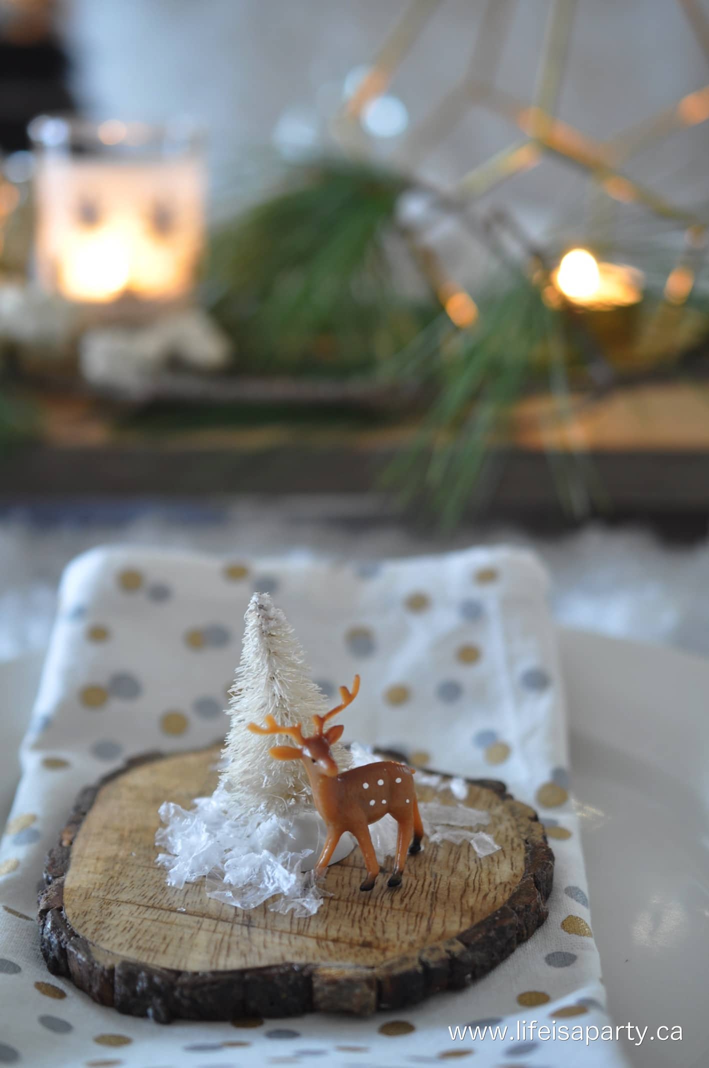 rustic Christmas Tablescape