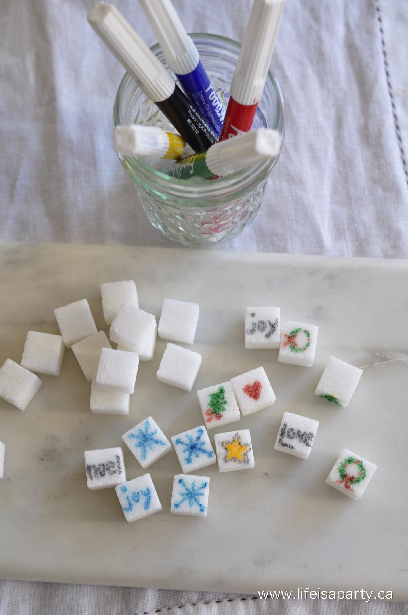 DIY Christmas Sugar Cubes