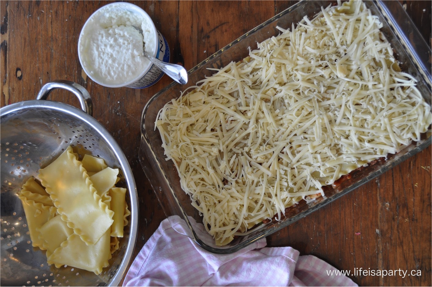 how to make Lasagna with cottage cheese
