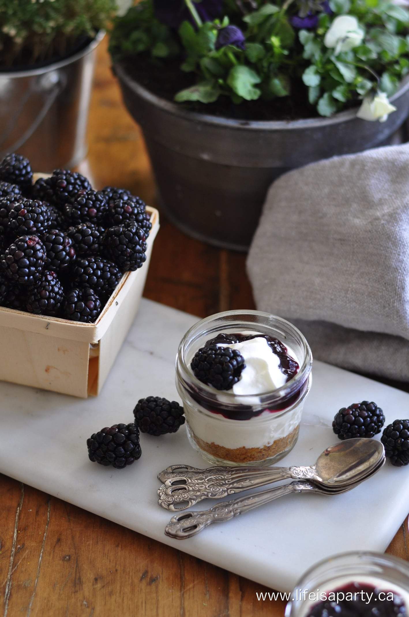 Mini No-Bake Berry Cheesecake recipe