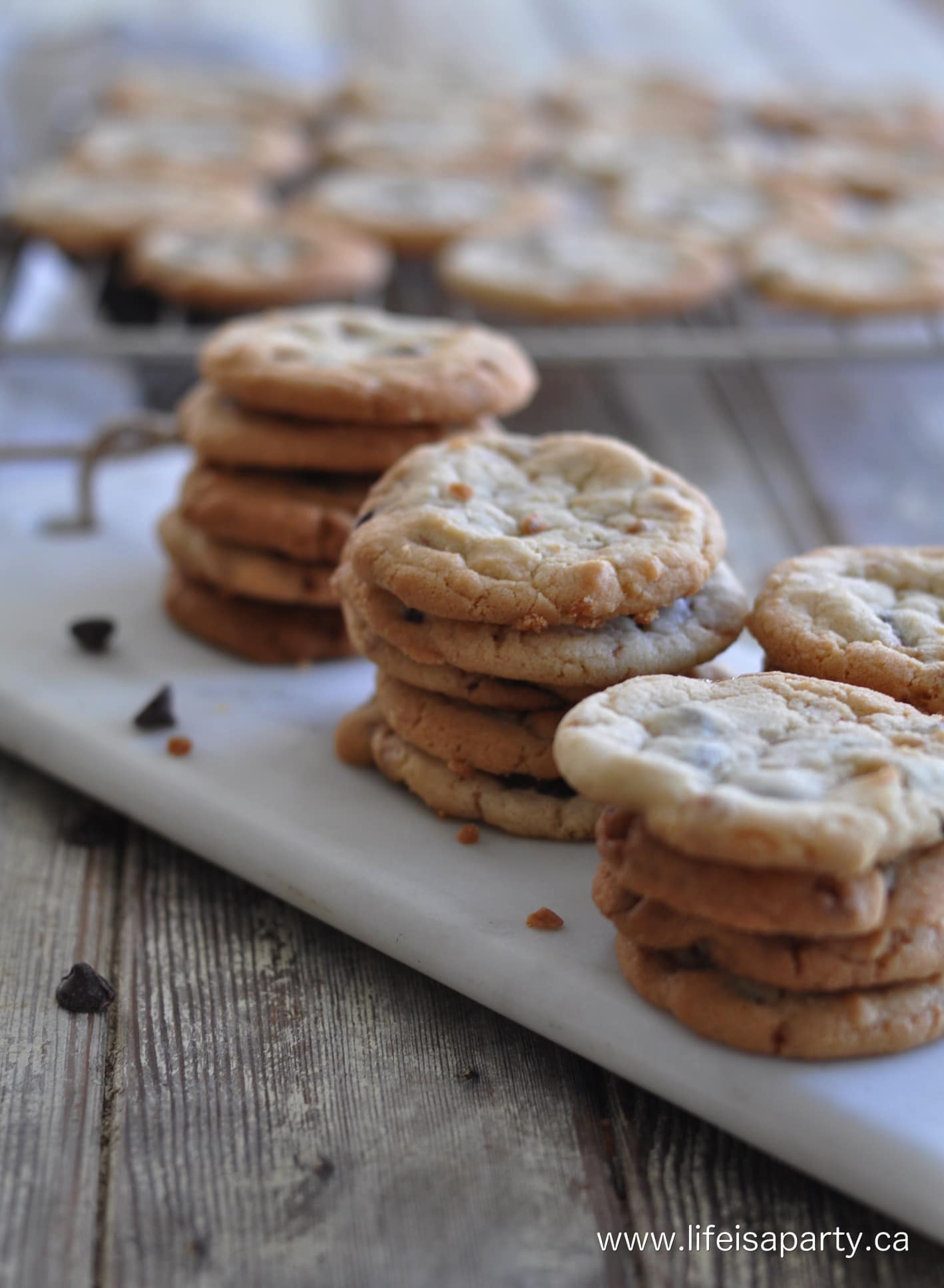 Toffee Chocolate Chip Cookies recipe