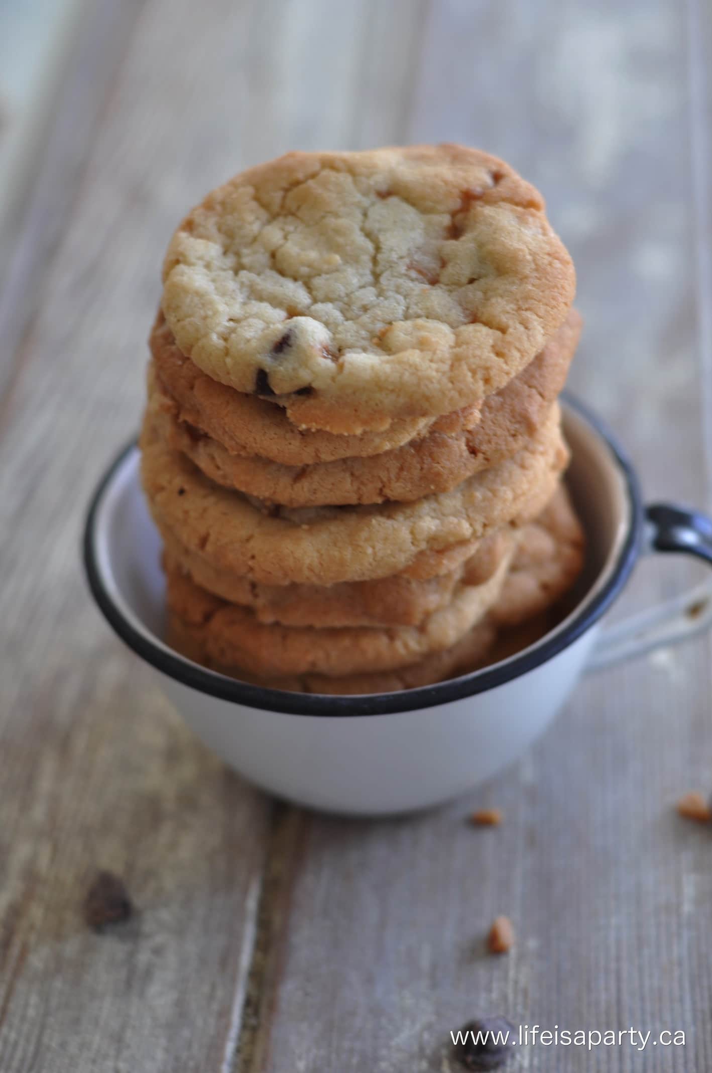 Toffee Chocolate Chip Cookies recipe