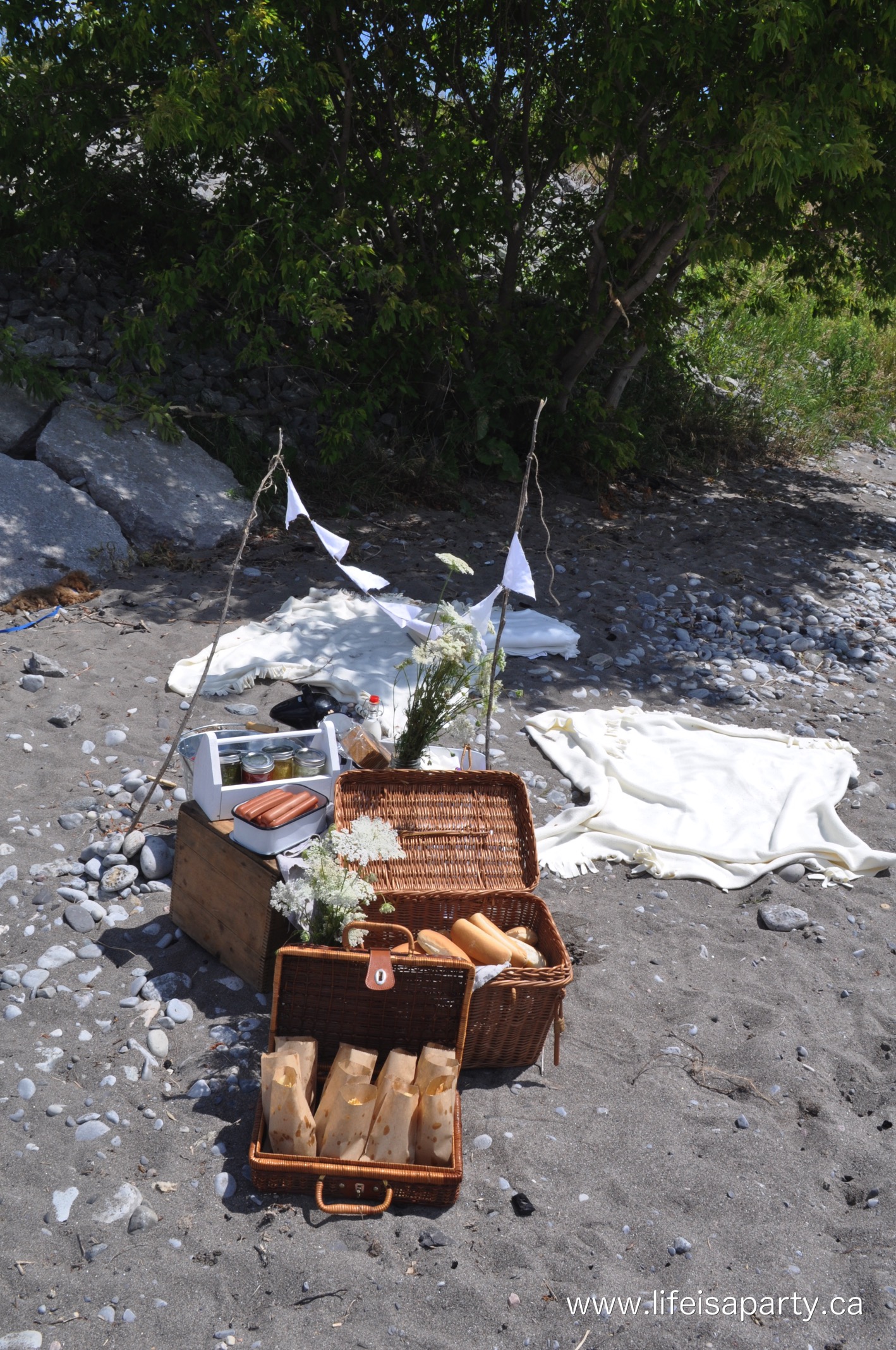 how to host a beach picnic for friends