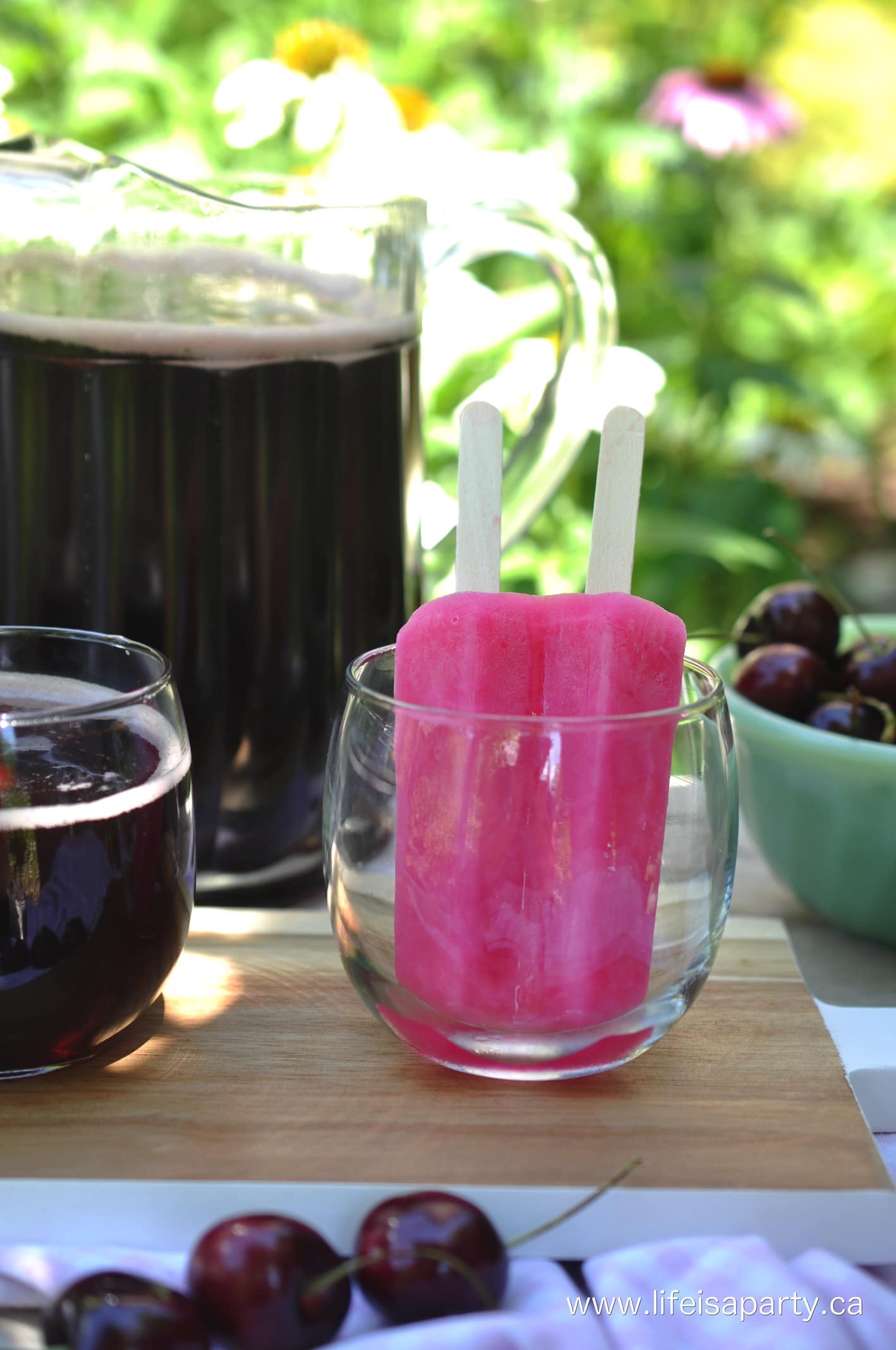 cherry popsicle drink