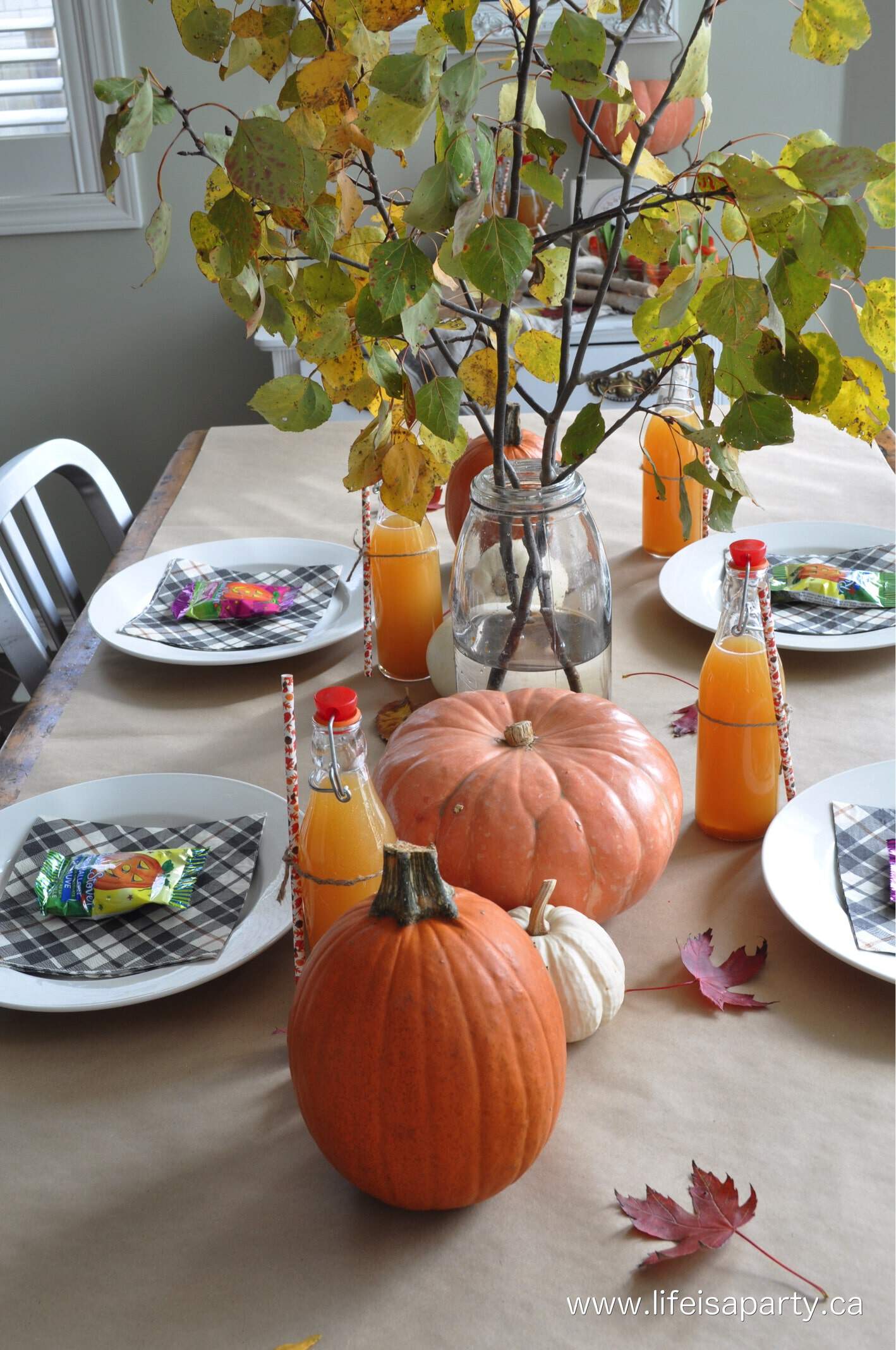 fall tablescape