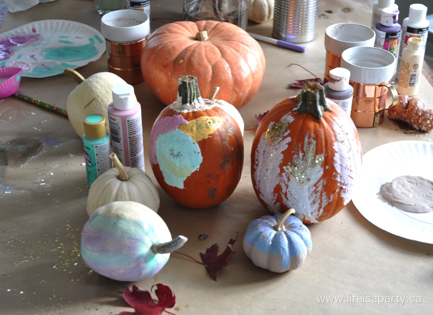 fall Pumpkin painting party