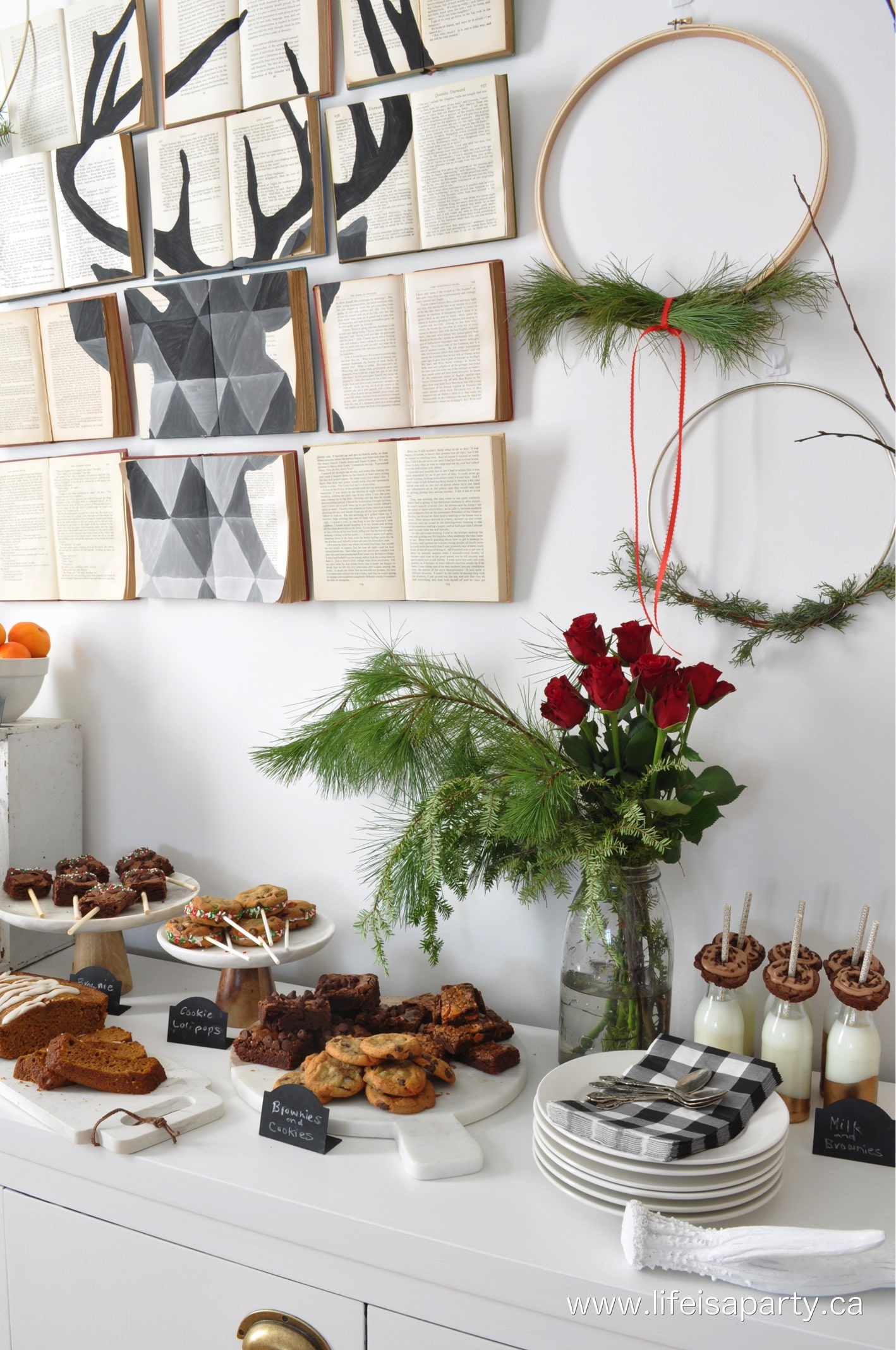 what to serve at a Christmas dessert table