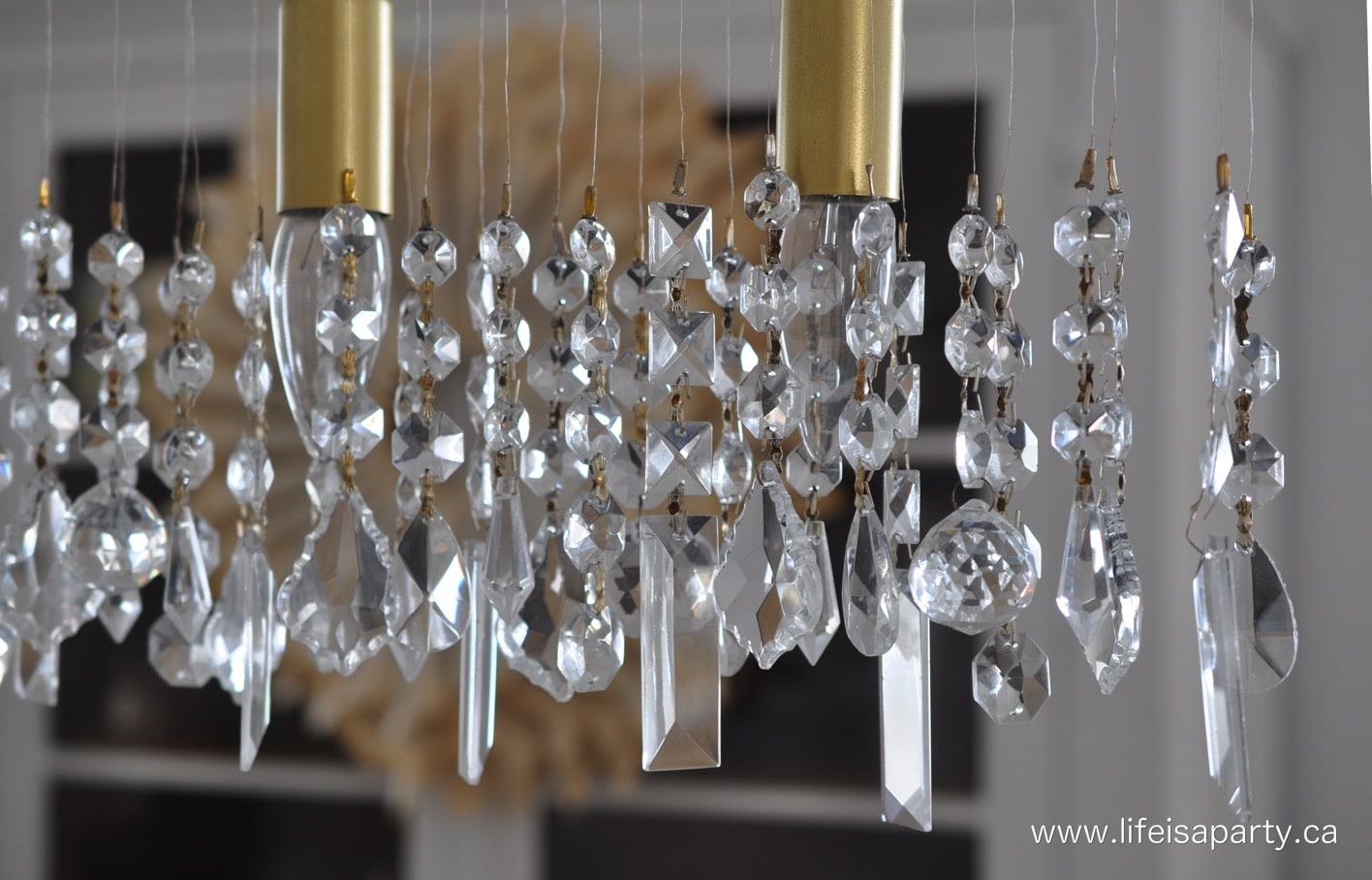 How To Spray Paint A chandelier