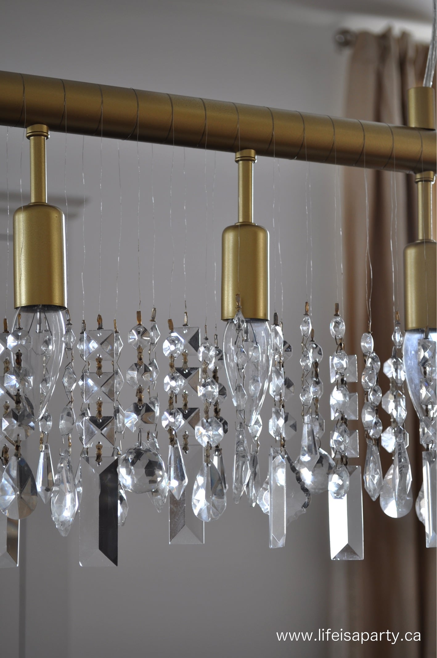 How To Spray Paint A chandelier