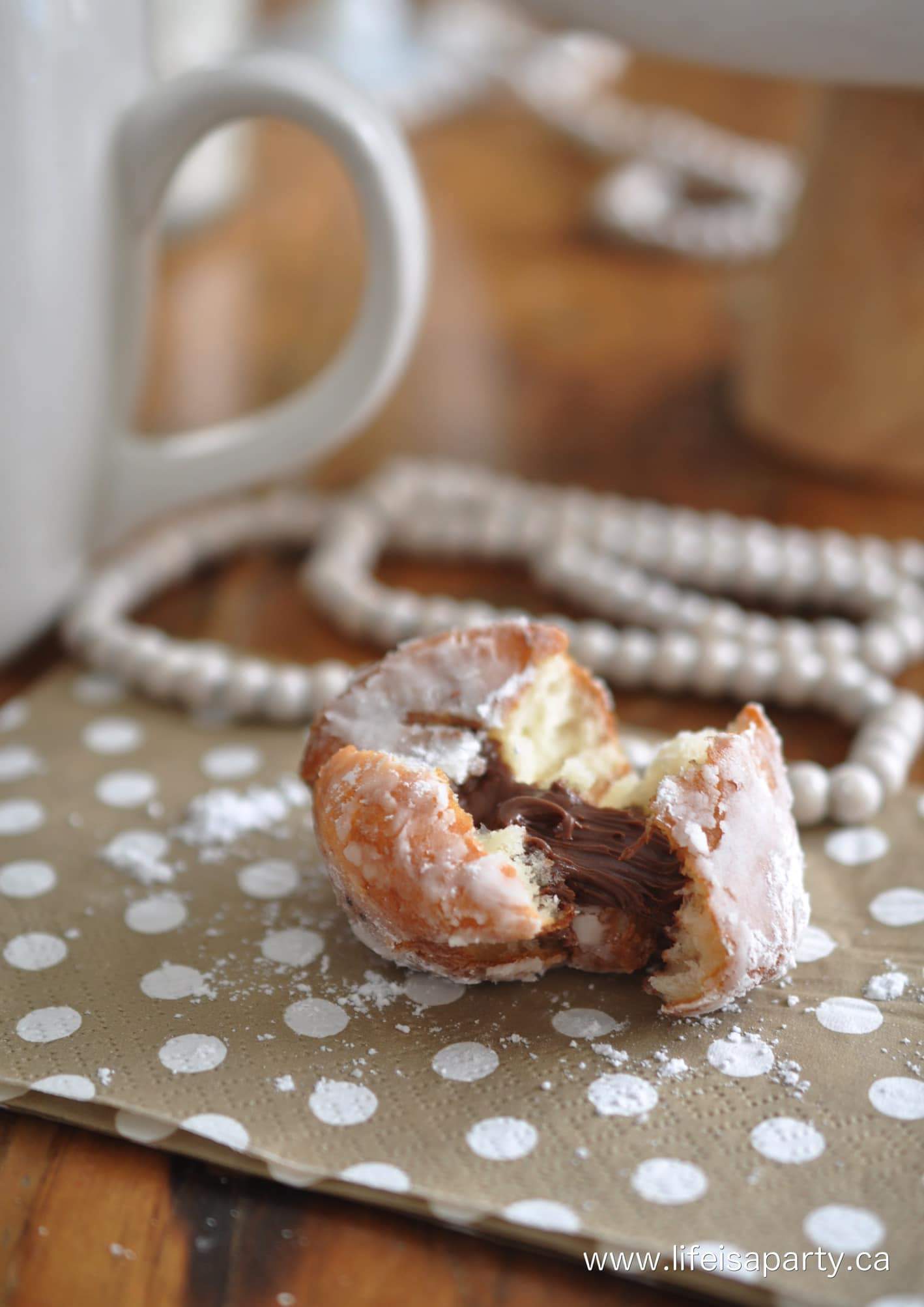 Nutella Mini Donuts