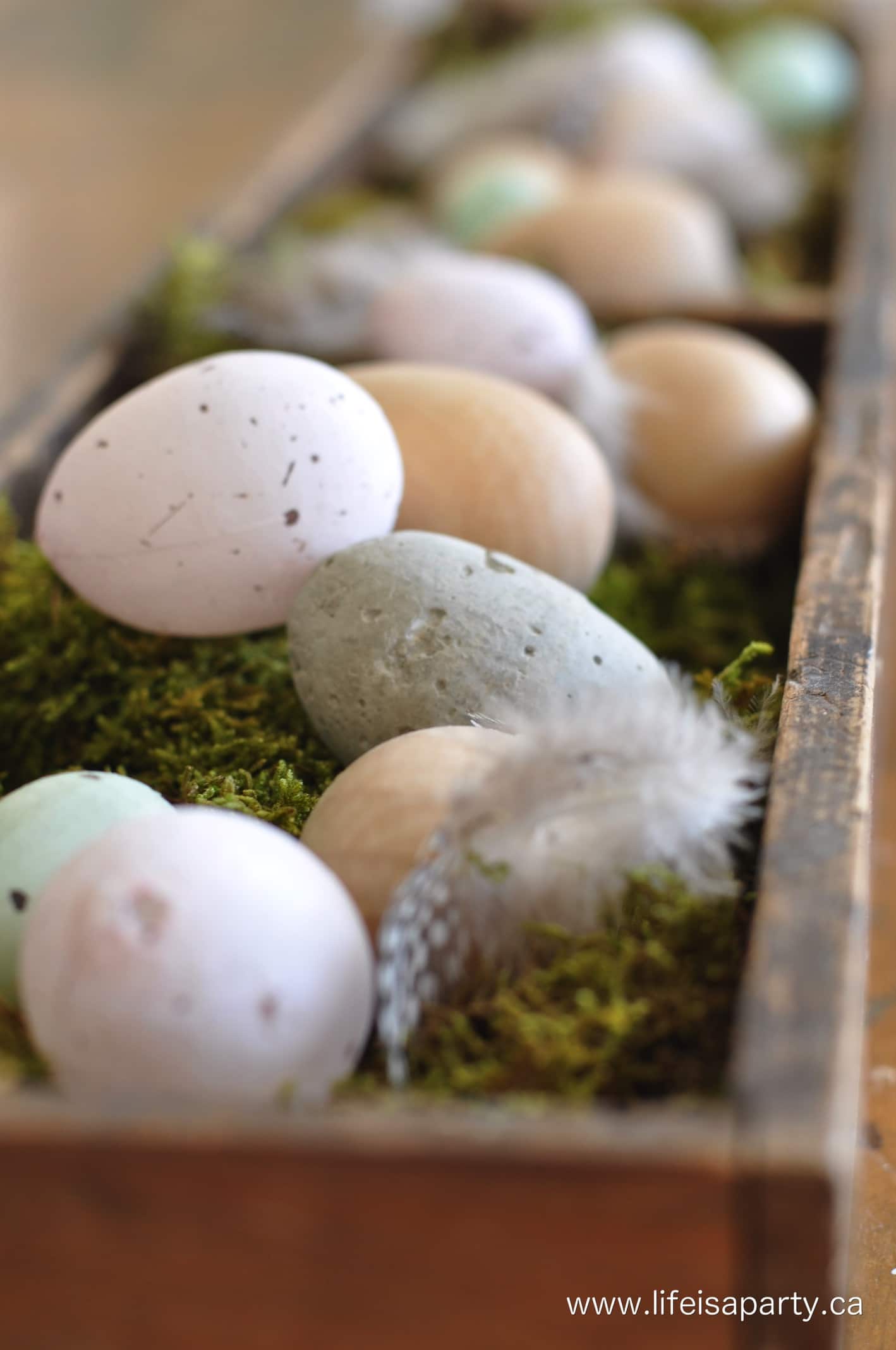 farmhouse Easter eggs