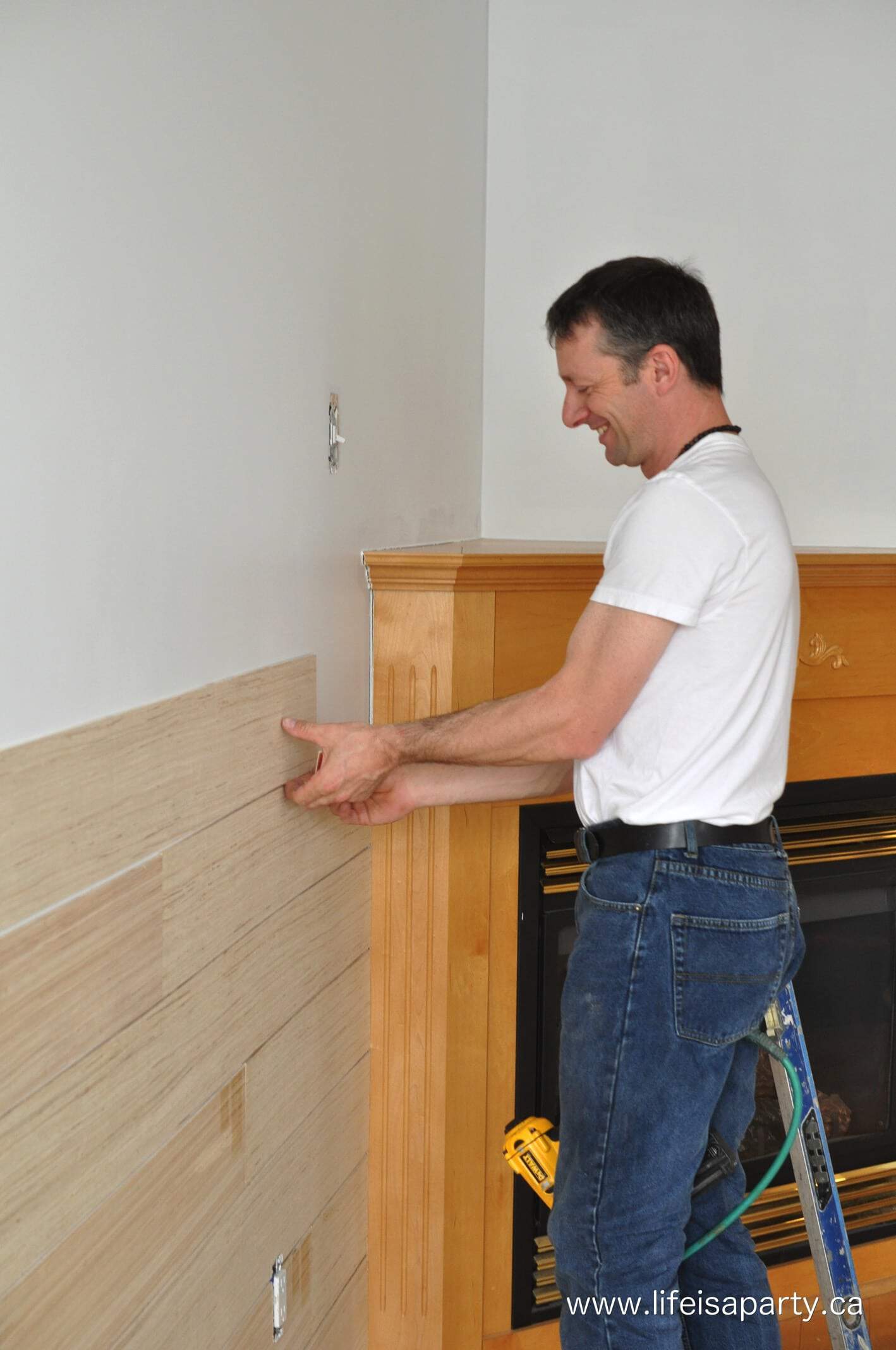 DIY Shiplap: how to install DIY shiplap with our expert tips from a contractor and what tools to use to make awkward cuts.