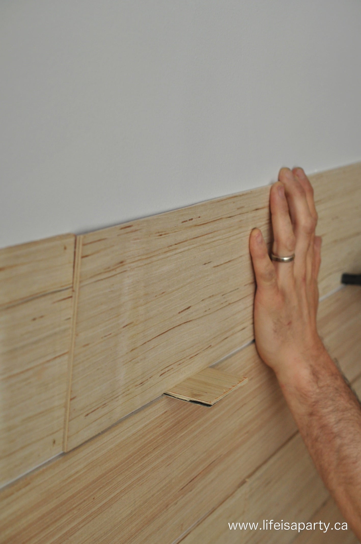 how to install your own DIY Shiplap