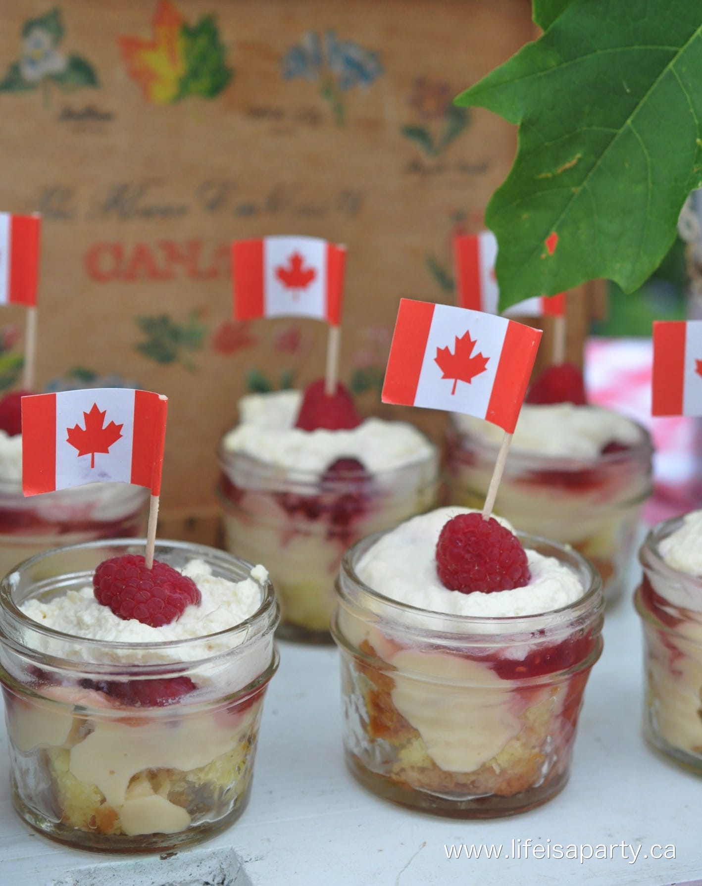 Canada Day dessert