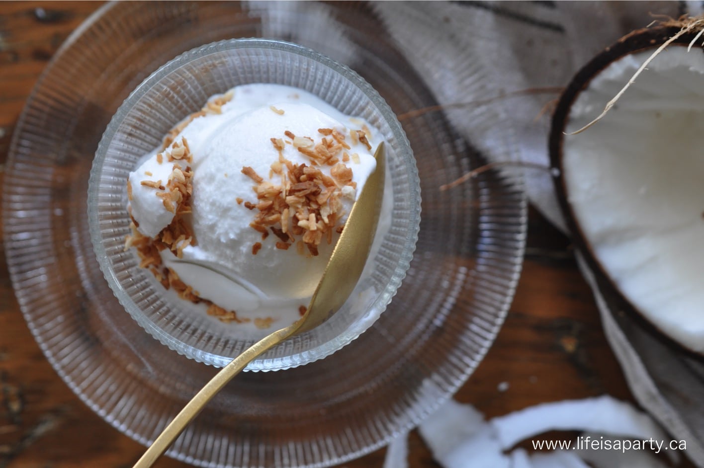 how to make no-cook coconut ice cream