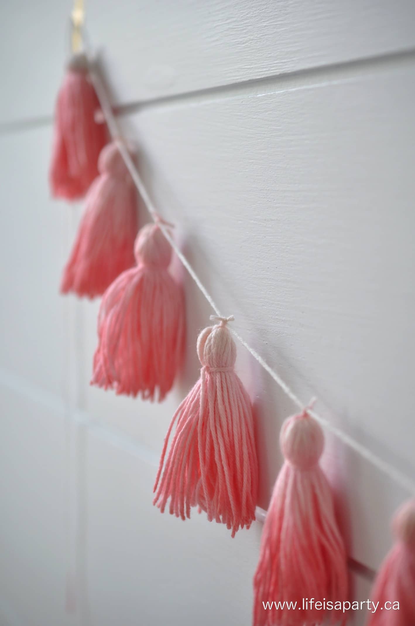 DIY Kool Aid Dip Dyed Tassels