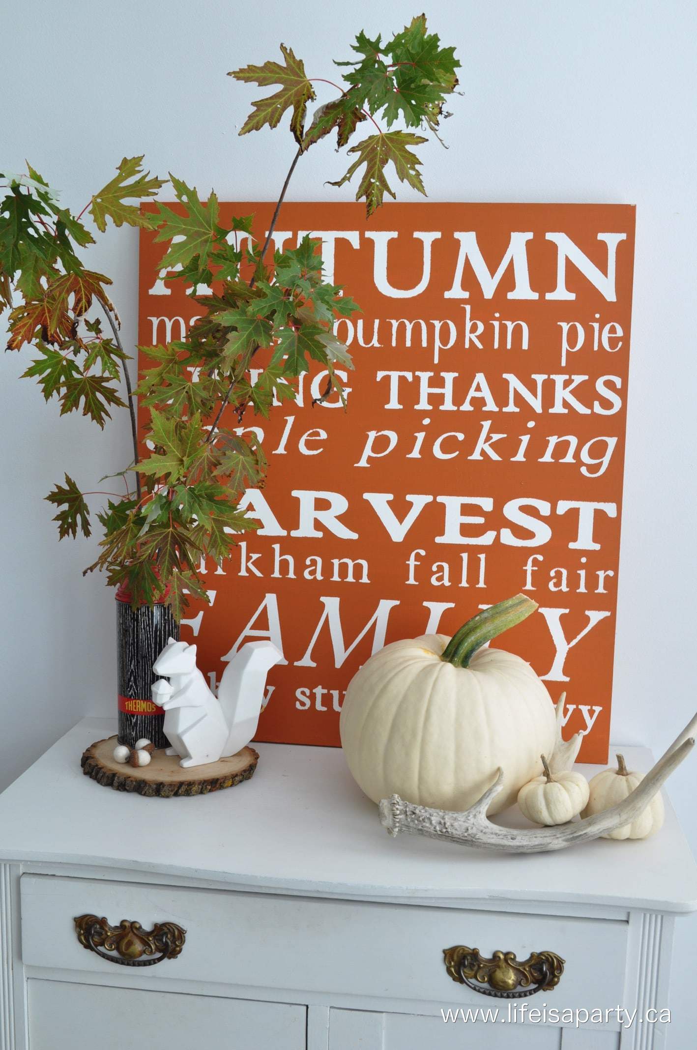 vintage fall decor ideas