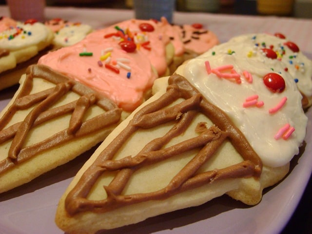 ice cream cone cookies