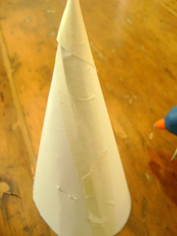 how to make a cardboard cone