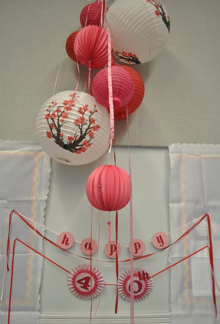 40th wedding anniversary party decor