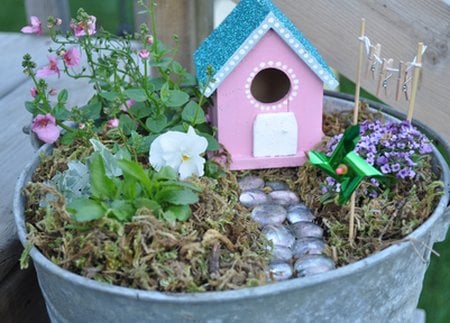 simple fairy garden