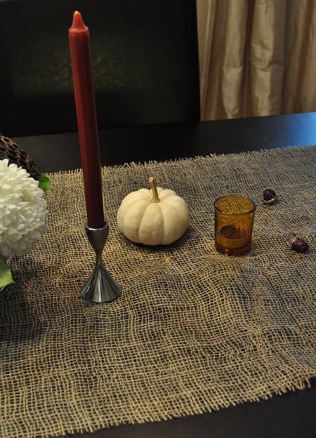 DIY Burlap Table Runner