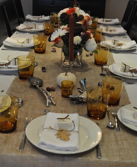 DIY Burlap Table Runner