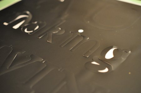 cutting out vinyl with a Cricut machine