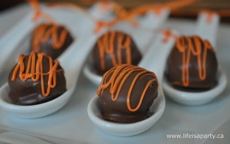 Pumpkin Chocolate Truffles