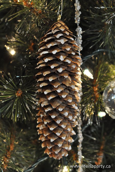DIY Woodland Christmas ornaments