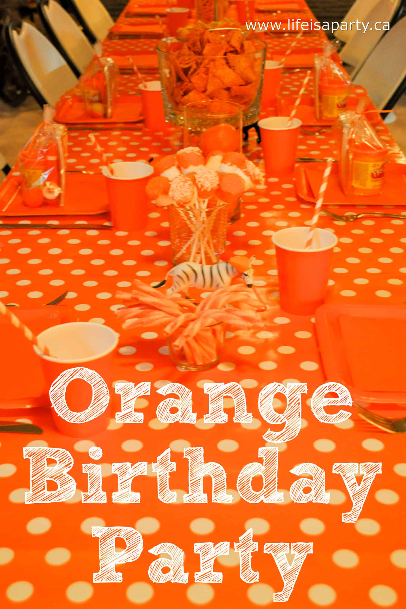 Orange Themed Party Ideas