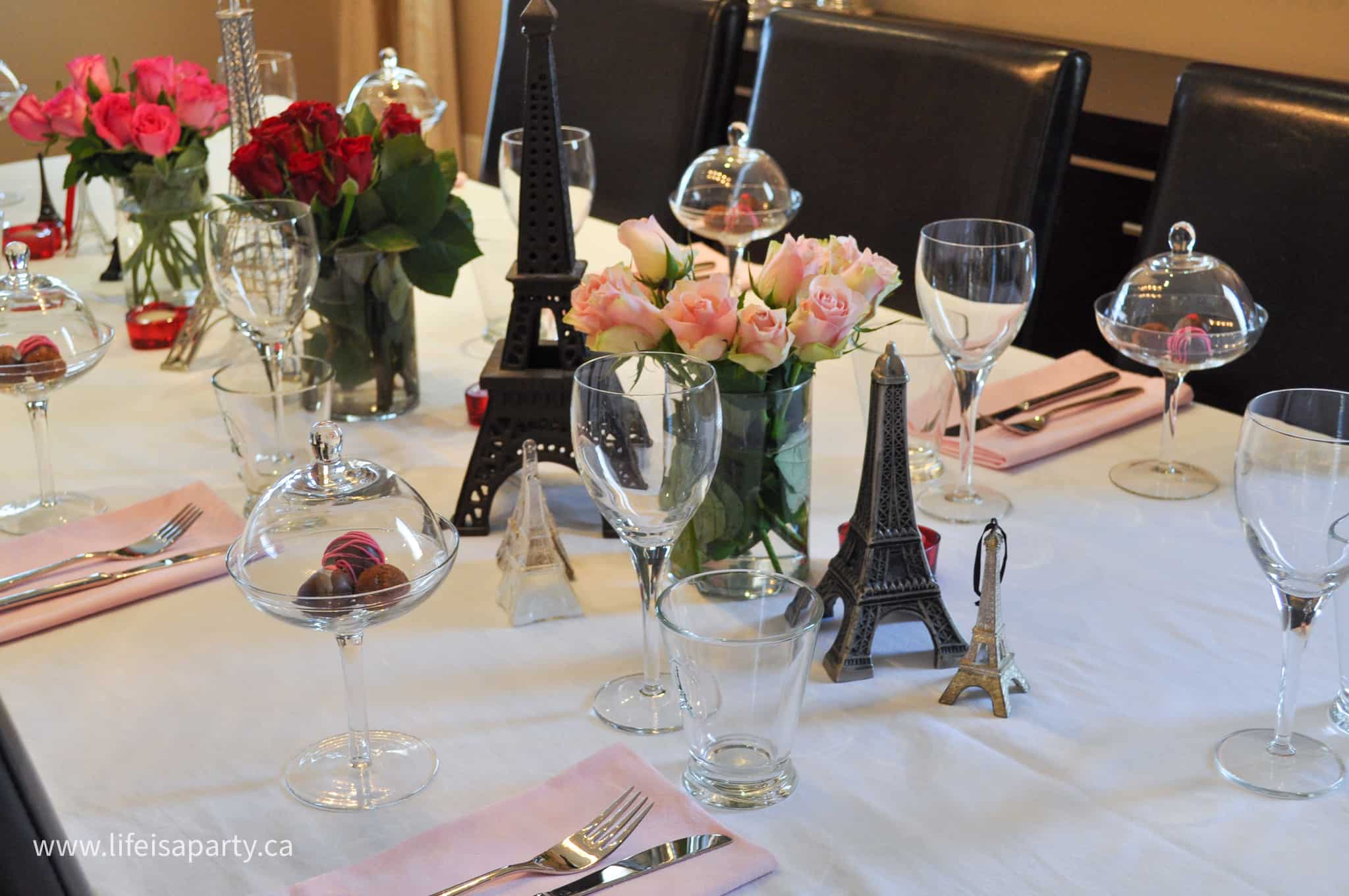 French themed tablescape.