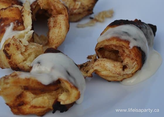 campfire cinnamon rolls